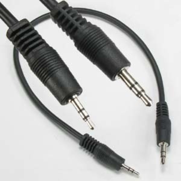 Bestlink Netware Stereo(3.5mm)-M/Stereo(2.5mm)-M Speaker/Headset Cable- 1Ft 201419